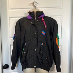 Andy Johns vintage 80’s nylon jacket small
